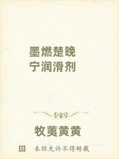 墨燃楚晚寧潤(rùn)滑劑