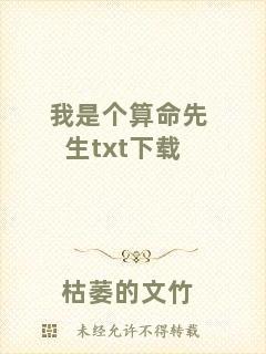 我是個(gè)算命先生txt下載
