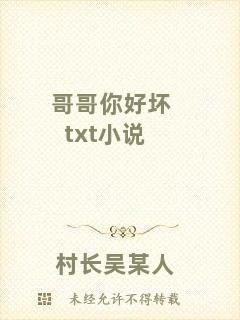 哥哥你好壞txt小說