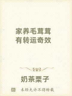 家養(yǎng)毛茸茸有轉(zhuǎn)運奇效