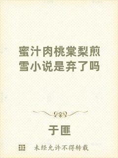 蜜汁肉桃棠梨煎雪小說是棄了嗎