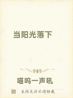 當陽光落下