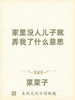 家里沒人兒子就弄我了什么意思